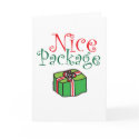 Nice Package Holiday Cards card