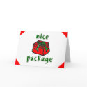 Nice Package Holiday Cards card