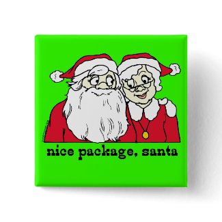 Nice Package Santa Button button