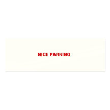 NICE PARKING BUSINESS CARD TEMPLATES