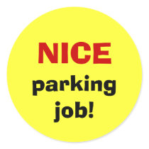 NICE parking job! stickers by aukestrel NICE parking job! stickers