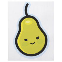 Nice Pear Fruit Kawaii Style flyers by monicastamp Nice Pear Fruit Kawaii Style flyers