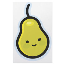 Nice Pear Fruit Kawaii Style stationery by monicastamp Nice Pear Fruit Kawaii Style stationery