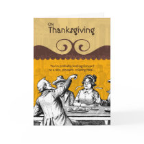 Nice Pleasant Meal on Thanksgiving cards