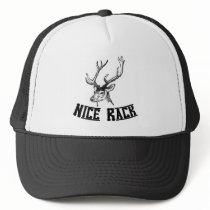 Nice Rack Deer Antlers Mesh Hat