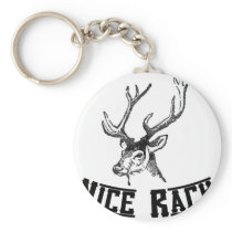 Nice Rack Deer Antlers Keychains