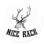 Nice Rack Deer Antlers stickers