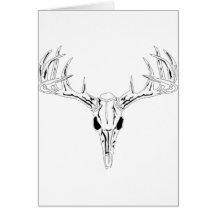 Nice Rack-Trophy Buck-Deer Rack Greeting Cards