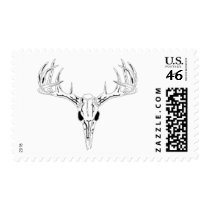 Nice Rack-Trophy Buck-Deer Rack Stamp