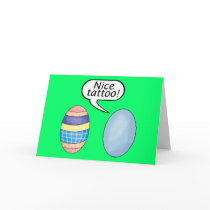 Nice Tattoo Easter Eggs Cards