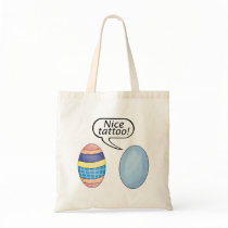 Nice Tattoo Easter Eggs Tote Bags