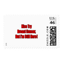 Nice Try Breast Cancer.. Postage Stamps