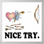 NICE TRY CUPID FAILURE PRINT
