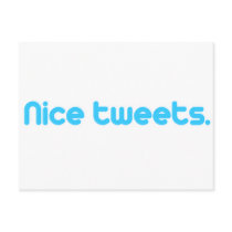 Nice tweets 4 post card