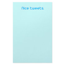 Nice tweets 4 stationery by TwitterShirts Nice tweets 4 stationery