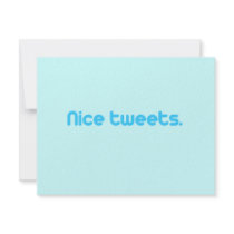 NICE TWEETS invitations