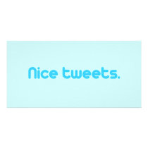 NICE TWEETS photo cards