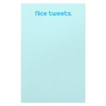 NICE TWEETS stationery by TwitterShirts NICE TWEETS stationery