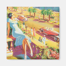 Nice Vintage Travel Poster Magnets