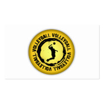 Nice Volleyball  Seal (Male) Business Card