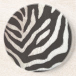 nice zebra print pattern beverage coasters