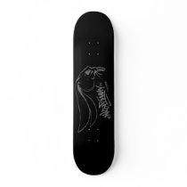 NiceBunny Skull Skateboard Deck