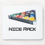 NiceRack Black mousepads