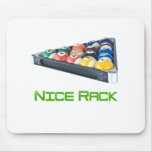 NiceRack Green mousepads