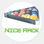 NiceRack Green stickers