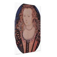 Nicholas Hilliard - Elizabeth Queen of Bohemia Canvas Prints