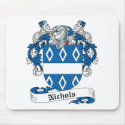 Nichols Family Crest mousepads