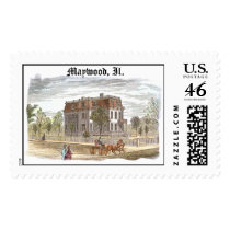 Nichols House, Maywood, Il. postage
