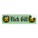 Nick Gill Bumper Sticker #2