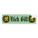 Nick Gill Bumper Sticker #2 bumper stickers