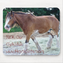 NICK Our Clydesdale mousepads