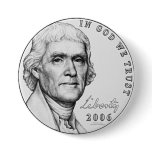 Nickel Pinback Button