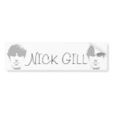 Nickel Gill Bumper Sticker bumper stickers