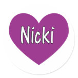 Nicki Sticker