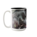 Nicki the Border Collie and Newfoundland Puppie mugs by twinapollo Nicki the Border Collie and Newfoundland Puppie mugs