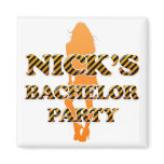 Nick's Bachelor Party Refrigerator Magnets