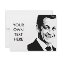 Nicolas Sarkozy invitations by Politicaltshirts Nicolas Sarkozy invitations