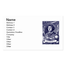 Nicolaus Copernicus Business Cards