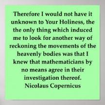 nicolaus copernicus quote print