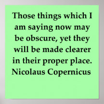 nicolaus copernicus quote posters