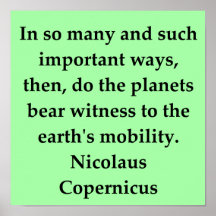 nicolaus copernicus quote posters