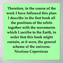 nicolaus copernicus quote print