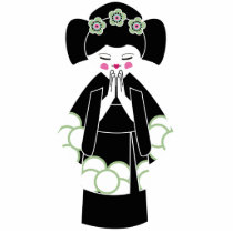 Nicole Presents "Geisha" Keychain photo sculptures