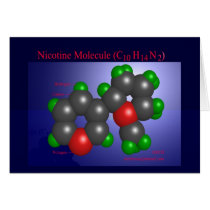 Nicotine Molecule (card) by Derethman Nicotine Molecule (card)
