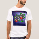 Nicotine Molecule (front) t-shirts