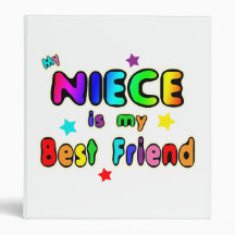 Niece Best Friend Vinyl Binder